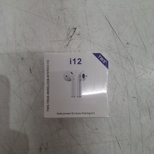 TWS I12 BLUETOOTH WIRELESS 5.0 EARBUDS - WHITE image 2