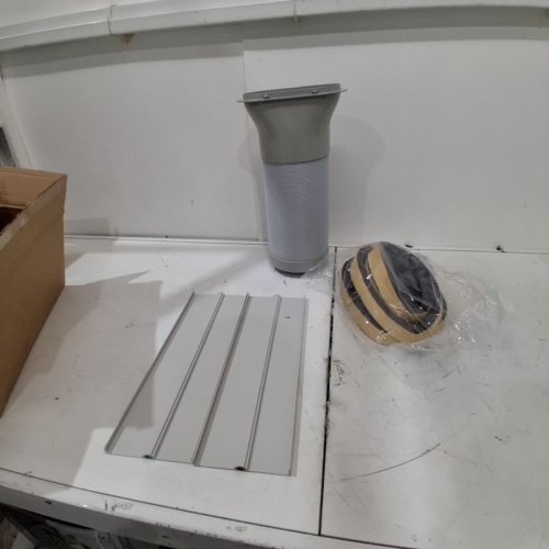ZQGW PORTABLE AIR CONDITIONER WINDOW KIT, FITS 5" CONDITIONERS - GREY/WHITE image 2
