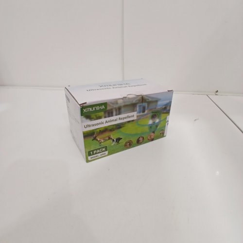ULTRASONIC OUTDOOR SOLAR POWERED ANIMAL REPELLENT - GREEN (MODEL: AR02) image 2