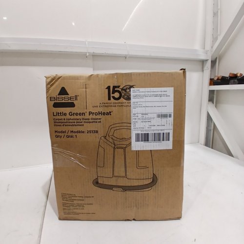 BISSELL LITTLE GREEN PORTABLE DEEP CLEANING VACUUM - 37OZ TANK MAX - GREEN/GREY (MODEL : 2513B) image 7