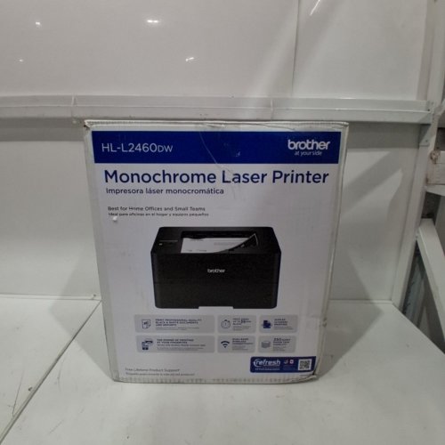 BROTHER HOME OFFICE-READY MONOCHROME LASER PRINTER WITH WIFI CONNECTION - BLACK (MODEL: HL-L2460DW) image 7