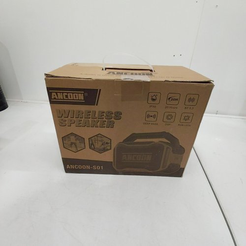 ANCOON WIRELESS BLUETOOTH SPEAKER - IPX6, 20 HOURS, BT 5.3 - YELLOW (MODEL: ANCOON-S01) image 5