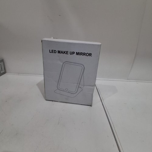 LED PORTABLE FOLDING MAKEUP MIRROR - PINK image 3