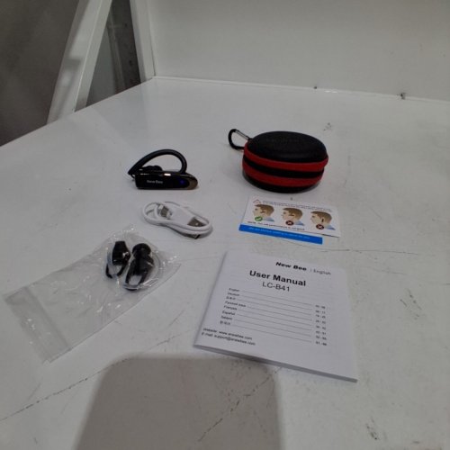 NEW BEE BLUETOOTH HEADSET WITH NOISE CANCELING MIC - 24HRS TALK TIME (MODEL: LC-B41) image 3
