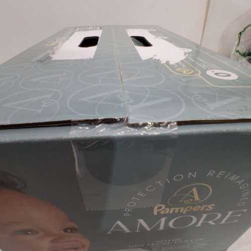 82PK PAMPERS AMORE ABSORBENT FRAGRANCE FREE DIAPERS - SIZE 1 - WHITE image 3