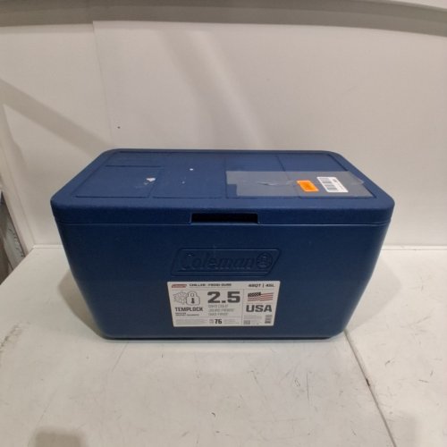 COLEMAN PORTABLE HARD INSULATED COOLER - 45L - BLUE (MODEL: 2226955) image 2