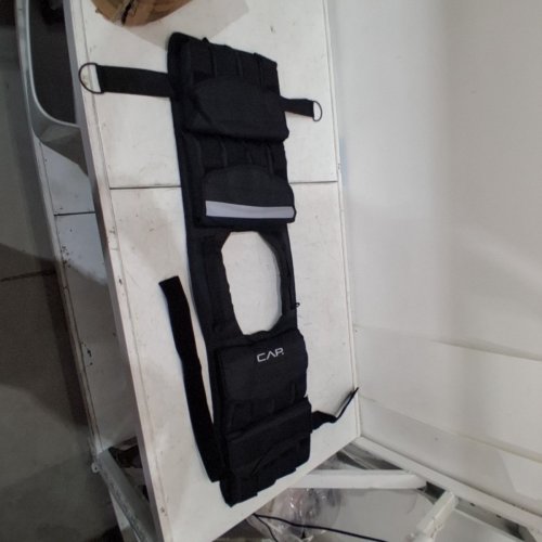 CAP BARBELL ADJUSTABLE WEIGHTED VEST WITH INSERTS - ONE SIZE FITS MOST - 40LBS TOTAL - BLACK (MODEL: HHWV-CB040) image 2