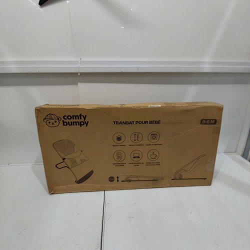 COMFY BUMPY ERGONOMIC BABY BOUNCER SEAT - 0-6 MONTHS - OATMEAL (MODEL: CFBYBR) image 4