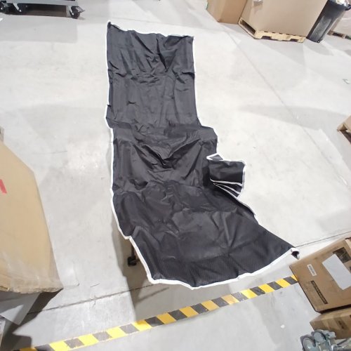 OVERMONT CAMPING COT WITH MATTRESS - 550LBS CAPACITY - BLACK image 2