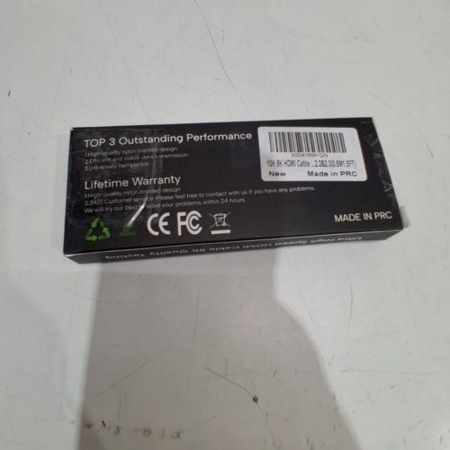UBLUKER ULTRA HIGH SPEED 10 K 8 K 4 K HDMI 2.1 CABLE - 37" - BLACK image 4