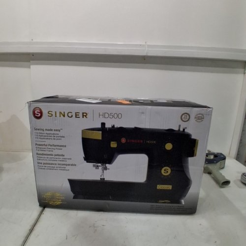 SINGER HEAVY DUTY 500 CLASSIC SEWING MACHINE WITH 23 BUILT-IN STITCHES - BLACK/GOLD (MODEL: HD500) image 5