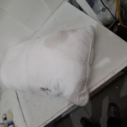 MELLOW COOLING CLOUD DESIGN PUFF PILLOW - KING 20" X 36" - WHITE image 4