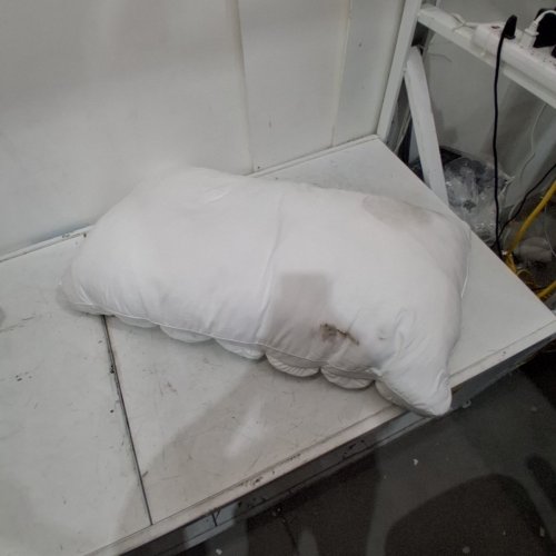 MELLOW COOLING CLOUD DESIGN PUFF PILLOW - KING 20" X 36" - WHITE image 5