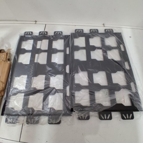 2PK METAL MILWAUKEE PACKOUT WALL MOUNTING PLATE - 20"X 14" - BLACK image 2