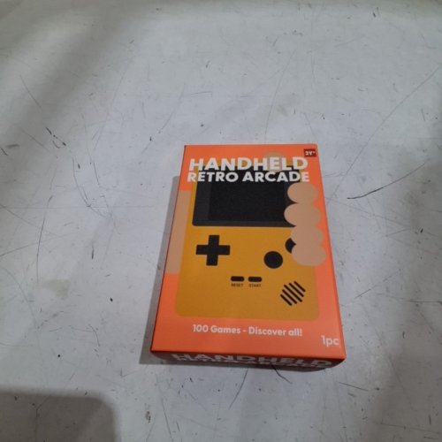 J'ADORE HANDHELD RETRO ARCADE CONSOLE - 100 GAMES - ORANGE (MODEL: 8517) image 2