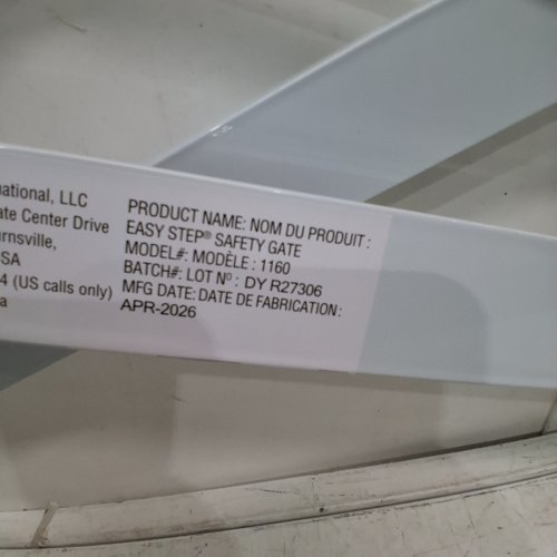 REGALO EASY STEP SAFETY GATE - 29"- 38.5" - WHITE (MODEL: 1160-DS) image 4
