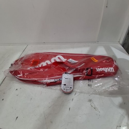 WILSON ADVANTAGE TEAM TRIPLE TENNIS RACKET BAG RED/WHITE image 2