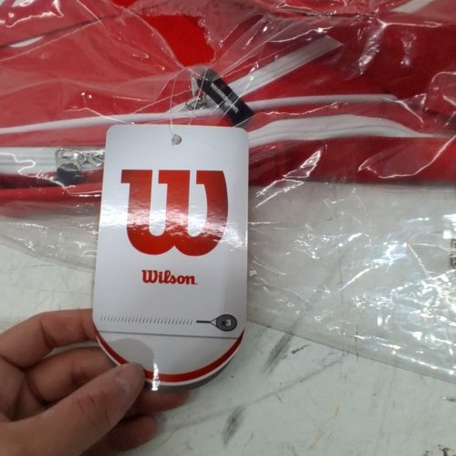 WILSON ADVANTAGE TEAM TRIPLE TENNIS RACKET BAG RED/WHITE image 3