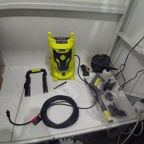 DEKO PRO ELECTRIC PRESSURE WASHER WITH HOSE REEL - 4500PSI - 2.8GPM - BLACK/GREEN (MODEL: DKEHPWB180C1) image 3
