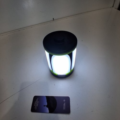 BLUKAR RECHARGEABLE CAMPING LANTERN - 7 LIGHT MODES/60 LED/10+ HOURS BATTERY 5W - GREEN/BLACK image 2