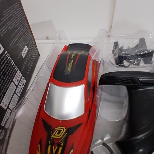 2PK DEERC REMOTE CONTROL RC BOATS - RED / YELLOW / BLUE (MODEL: HJ825) image 4