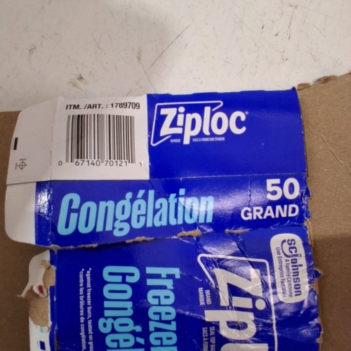 96 ZIPLOC EASY FILLING FREEZER BAGS - LARGE (MODEL: 1789709) image 2