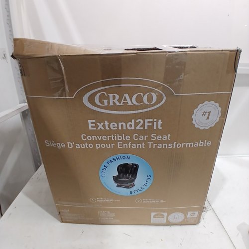 GRACO EXTEND2FIT CONVERTIBLE CAR SEAT - TITUS GREY/BLACK (MODEL: 2149057) image 6