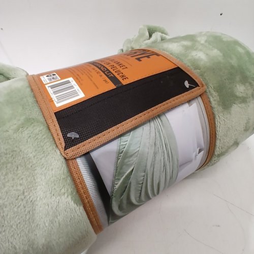 FRYE SOFT THROW BLANKET - 98" X 92" - QUEEN - LIGHT GREEN (MODEL: 1744551) image 2