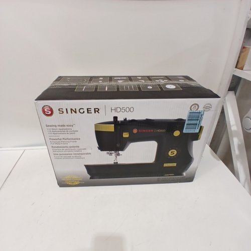 SINGER HEAVY DUTY 500 CLASSIC SEWING MACHINE WITH 23 BUILT-IN STITCHES - BLACK/GOLD (MODEL: HD500) image 5