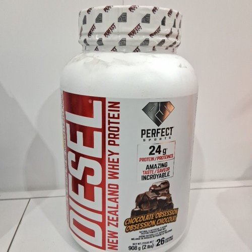 PERFECT SPORTS DIESEL NEW ZEALAND WHEY PROTEIN POWDER - 2 LBS - CHOCOLATE OBSESSION image 3