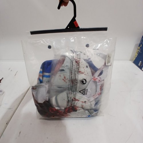 3PC BOYS RUBIES ZOMBIE HOCKEY PLAYER COSTUME - SMALL (4-6) - WHITE/BLUE/RED (STYLE: 1002663) image 2