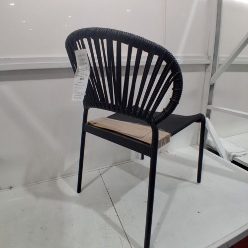 HOMETRENDS ELORA STACKING CHAIR - BLACK (STYLE: ELORA) image 5