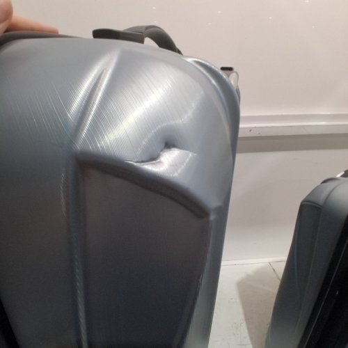 2PC SAMSONITE CENTRIC HARDSIDE DUAL-SPINNER LUGGAGE - 24", 20" - SILVER image 4