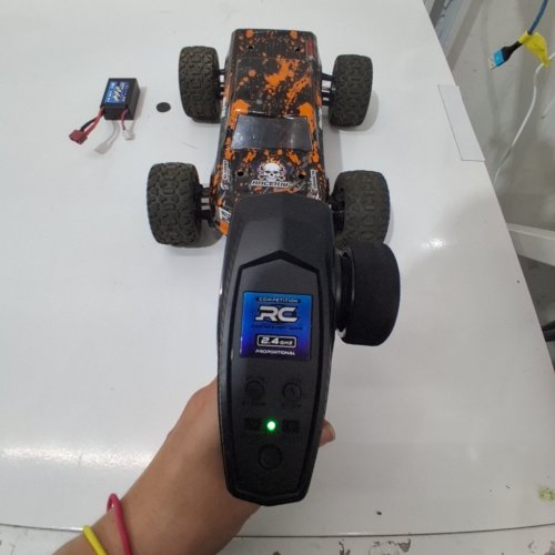 HAIBOXING RC 4 X 4 OFF-ROAD RACE TRUCK REMOTE CONTROLLED - 36KM/H - 2.4GHZ - ORANGE / BLACK (MODEL: 18859E) image 2