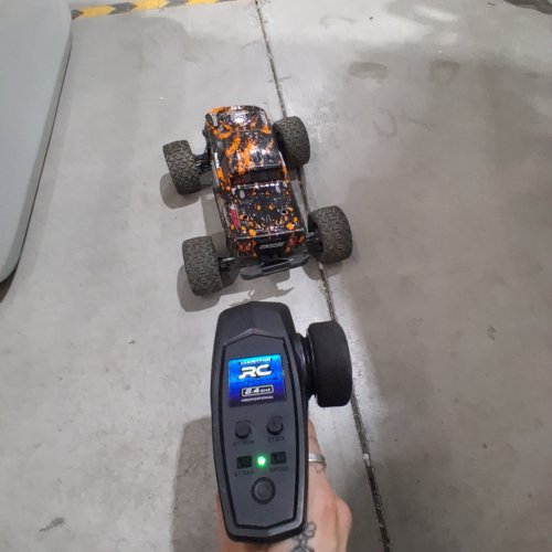 HAIBOXING RC 4 X 4 OFF-ROAD RACE TRUCK REMOTE CONTROLLED - 36KM/H - 2.4GHZ - ORANGE / BLACK (MODEL: 18859E) image 3