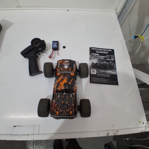 HAIBOXING RC 4 X 4 OFF-ROAD RACE TRUCK REMOTE CONTROLLED - 36KM/H - 2.4GHZ - ORANGE / BLACK (MODEL: 18859E) image 4