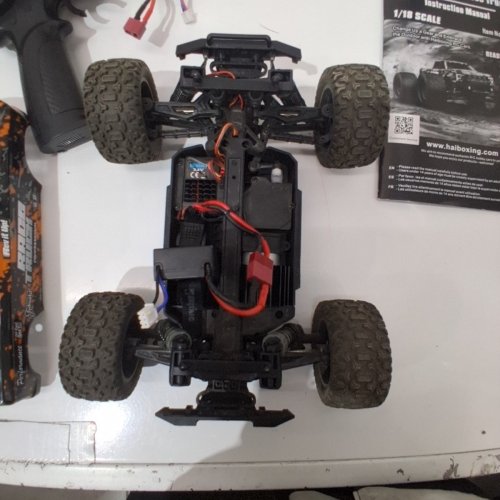 HAIBOXING RC 4 X 4 OFF-ROAD RACE TRUCK REMOTE CONTROLLED - 36KM/H - 2.4GHZ - ORANGE / BLACK (MODEL: 18859E) image 5