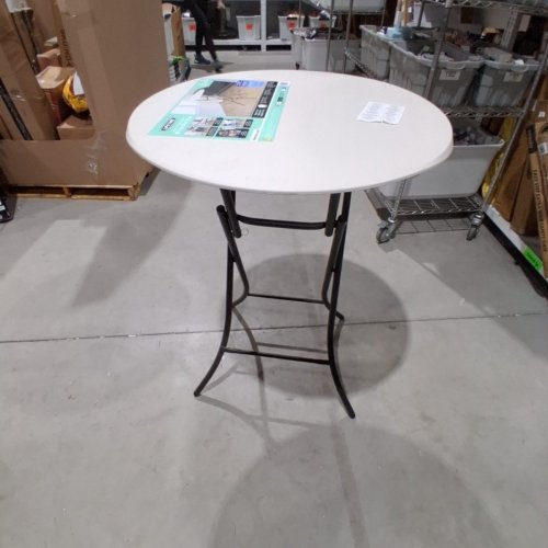 LIFETIME BISTRO ROUND TABLE- 33" - GREY/BLACK (MODEL : 1987643) image 3