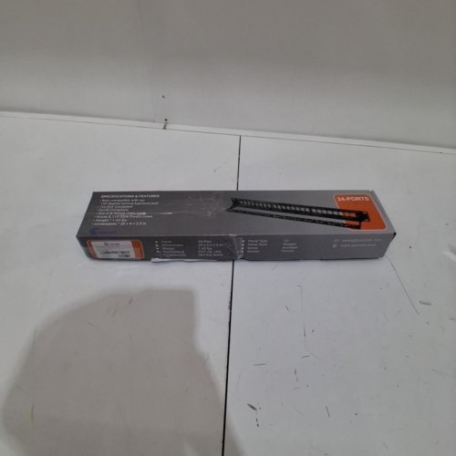 NEW YORK CABLES UNLOADED BLANK PATCH PANEL - 24 PORT, 19" 1U - BLACK image 5