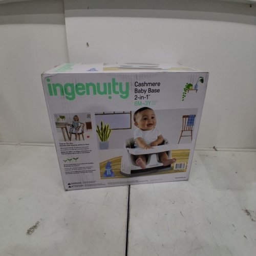 INGENUITY BABY BASE 2-IN-1 SEAT BOOSTER FEEDING SEAT - CASHMERE image 6