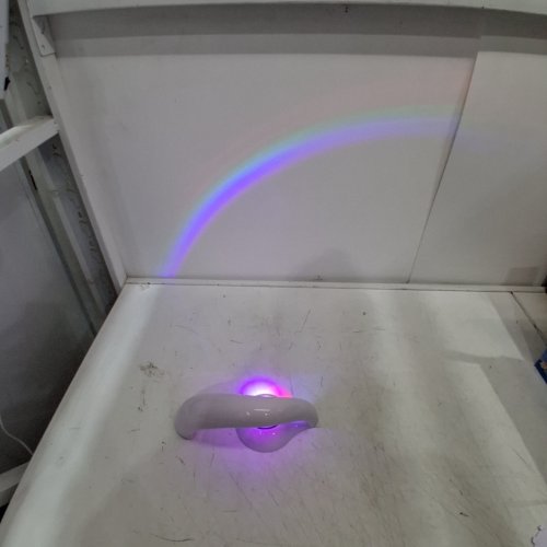 LED COLOR LAMP RAINBOW PROJECTOR - WHITE image 2