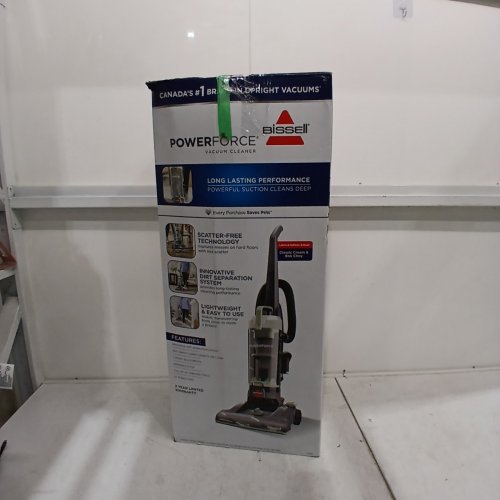 BISSELL POWERFORCE BAGLESS UPRIGHT LIGHTWEIGHT CORDED VACUUM CLEANER - GREEN AND GRAY (MODEL: 3313A) image 6
