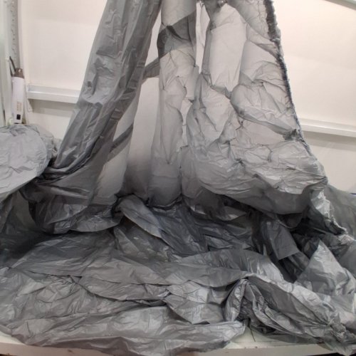THIN LIGHTWEIGHT CAR OR BOAT COVER - 15FT X 5FT- GREY image 4