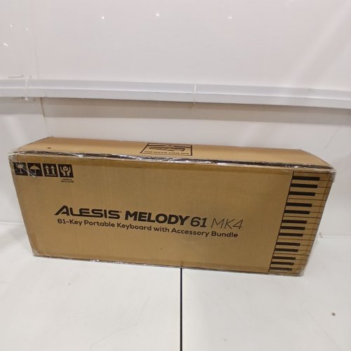 ALESIS PORTABLE KEYBOARD WITH ACCESSORY BUNDLE - 61-KEY - BLACK (MODEL: MELODY 61 MK4) image 4