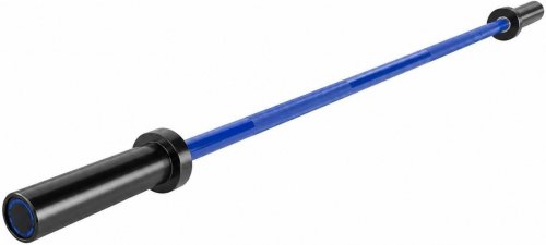 GARVEE POWERLIFTING BAR WITH COLLARS - 4FT - 500 LBS CAP - BLUE image 2