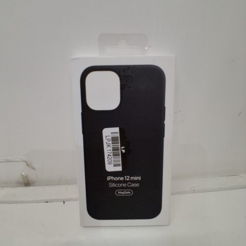 APPLE SILICONE CASE WITH MAGSAFE FOR IPHONE 12 MINI - BLACK (MODEL: A2496) image 2