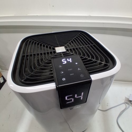 HOGARLABS DIGITAL DEHUMIDIFIER WITH OVERFLOW PROTECTION - 4500SQ.FT COVERAGE / 1.8GAL TANK - WHITE (MODEL: PD223A) image 2