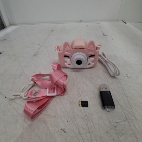 KIDS DIGITAL CAMERA WITH MICRO SD - 1080HD - PINK/FOX image 5