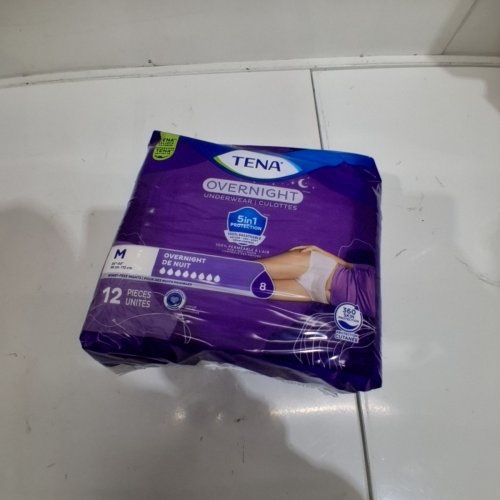 12PK TENA OVERNIGHT UNDERWEAR - MEDIUM image 2