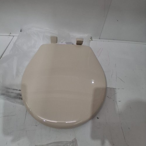 BEMIS ECONOMY PLASTIC ROUND TOILET SEAT - 16.5" - BONE (MODEL: 730SLEC-006) image 4